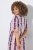 Ulla Popken 852854 Abito midi a righe Marrone - Vestiti midi - Abiti midi taglie comode