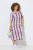 Ulla Popken 852854 Abito midi a righe Marrone - Vestiti midi - Abiti midi taglie comode
