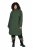 Ulla Popken 852901 Cappotto tecnico Verde oliva - Cappotti - Cappotti taglie forti da donna