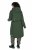 Ulla Popken 852901 Cappotto tecnico Verde oliva - Cappotti - Cappotti taglie forti da donna
