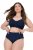 Ulla Popken 852930 Slip con pizzo Blu scuro - Slip - 