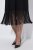 Ulla Popken 852937 Abito in jersey Nero - Abiti in jersey - 