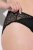 Ulla Popken 853040 Culotte con pizzo Nero - Slip - 