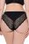 Ulla Popken 853040 Culotte con pizzo Nero - Slip - 