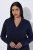 Ulla Popken 853077 Abito in maglia a maniche lunghe Blu scuro - Abiti in maglia - 