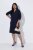 Ulla Popken 853077 Abito in maglia a maniche lunghe Blu scuro - Abiti in maglia - 