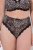 Ulla Popken 853106 Perizoma animalier Nero - Slip - 