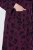 Ulla Popken 853168 Accappatoio in spugna animalier Prugna - Vestaglie & accappatoi - 
