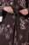 Ulla Popken 853204 Accappatoio a fiori Marrone - Vestaglie & accappatoi - 