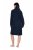 Ulla Popken 853353 Abito da casa con cappuccio Blu scuro - Pigiami/Loungewear - 