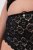 Ulla Popken 853495 Slip a fiori confezione da 3 Nero - Slip - 