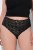 Ulla Popken 853495 Slip a fiori confezione da 3 Nero - Slip - 