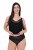 Ulla Popken 853495 Slip a fiori confezione da 3 Nero - Slip - 