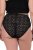 Ulla Popken 853495 Slip a fiori confezione da 3 Nero - Slip - 