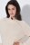 Ulla Popken 853504 Abito in maglia a maniche lunghe con collo alto Bianco panna - Abiti in maglia - 