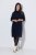 Ulla Popken 853504 Abito in maglia con collo alto Blu scuro - Abiti - Vestiti per tutte le taglie