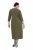 Ulla Popken 853510 Abito midi con tasche Cachi - Vestiti midi - Abiti midi taglie comode