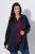 Ulla Popken 853577 Giacca in pile Blu scuro - Giacche - Giacche taglie forti da donna