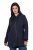 Ulla Popken 853577 Giacca in pile Blu scuro - Giacche - Giacche taglie forti da donna