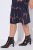 Ulla Popken 853590 Abito in jersey fantasia con maniche a 3/4 Blu scuro - Abiti - Vestiti per tutte le taglie