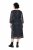 Ulla Popken 853620 Abito midi animalier con maniche a 3/4 Nero - Vestiti midi - Abiti midi taglie comode