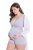 Ulla Popken 853631 Slip premaman con pizzo Grigio melange - Slip - 