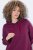 Ulla Popken 853652 Abito in felpa a maniche lunghe con cappuccio Rosso bacca - Abiti - Vestiti per tutte le taglie