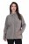 Ulla Popken 853668 Giacca in pile con collo alto Grigio - Abbigliamento in pile - 