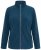 Ulla Popken 853668 Giacca in pile con collo alto Petrolio - Abbigliamento in pile - 