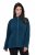 Ulla Popken 853668 Giacca in pile con collo alto Petrolio - Abbigliamento in pile - 