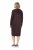 Ulla Popken 853669 Abito in maglia a maniche lunghe con cappuccio Marrone mogano - Abiti in maglia - 