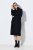Ulla Popken 853669 Abito in felpa a maniche lunghe con cappuccio Blu scuro - Abiti in felpa - 