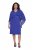Ulla Popken 853675 Abito in chiffon con maniche a 3/4 Blu - Abiti da sera - Abiti da sera taglie forti