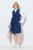 Ulla Popken 853697 Abito di velluto a coste senza maniche con scollo a V Blu scuro - Abiti estivi - Abiti estivi taglie forti