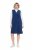 Ulla Popken 853697 Abito di velluto a coste senza maniche con scollo a V Blu scuro - Abiti estivi - Abiti estivi taglie forti