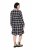Ulla Popken 853728 Abito a quadri con volant Nero - Abiti - Vestiti per tutte le taglie