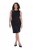 Ulla Popken 853766 Abito aderente senza maniche con strass Nero - Abiti estivi - Abiti estivi taglie forti