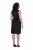 Ulla Popken 853766 Abito aderente senza maniche con strass Nero - Abiti estivi - Abiti estivi taglie forti