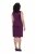 Ulla Popken 853766 Abito aderente con strass Prugna - Abiti da sera - Abiti da sera taglie forti