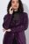 Ulla Popken 853770 Giacca di paillettes Prugna - Giacche - Giacche taglie forti da donna