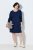 Ulla Popken 853877 Abito in felpa a fiori Blu scuro - Abiti - Vestiti per tutte le taglie