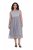 Ulla Popken 853879 Abito midi svasato Grigio - Vestiti midi - Abiti midi taglie comode