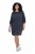 Ulla Popken 853946 Abito con maniche a 3/4 Verde oliva - Abiti - Vestiti per tutte le taglie