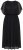 Ulla Popken 854031 Abito in chiffon a maniche corte Nero - Abiti da sera - Abiti da sera taglie forti