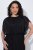 Ulla Popken 854031 Abito in chiffon a maniche corte Nero - Abiti da sera - Abiti da sera taglie forti