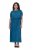 Ulla Popken 854031 Abito lungo senza maniche Petrolio - Vestiti maxi - Abiti maxi taglie forti