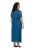Ulla Popken 854031 Abito lungo senza maniche Petrolio - Vestiti maxi - Abiti maxi taglie forti