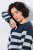 Ulla Popken 854095 Abito in maglia a maniche lunghe Blu scuro - Abiti - Vestiti per tutte le taglie