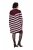 Ulla Popken 854095 Abito in maglia a righe Bordeaux - Abiti - Vestiti per tutte le taglie