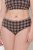 Ulla Popken 854114 Slip a quadri confezione da 5 Tortora - Slip - 